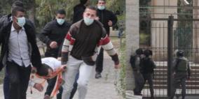 إصابة 21 طالبا في جامعة القدس بالمطاط وعشرات حالات الاختناق