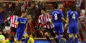 سندرلاند يسحق تشلسي في الوقت القاتل ويبلغ نصف النهائي