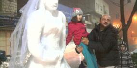 الثلوج هذه الليلة في خليل الرحمن