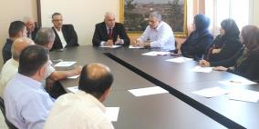 المحافظ ابو بكر يلتقي اللواء سلطان ابو العينين لبحث واقع المنظمات الاهلية في سلفيت