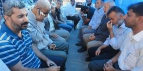 بالصور خيمة عزاء الشهيد الأسير حسن الترابي بغزة