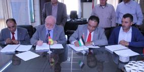 توقيع اتفاقية تأهيل شبكة مياه حبلة