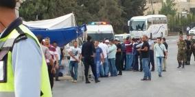 ازالة خيم المعتصمين امام مجلس الوزراء