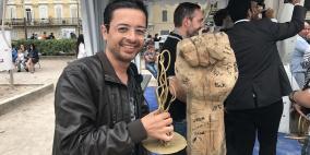 فوز الفنان محمد سباعنة بجائزة مهرجان الاستاك في فرنسا