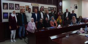 بلدية نابلس تستقبل طلاب ماجستير الحكومة والحكم المحلي من جامعة بيرزيت 