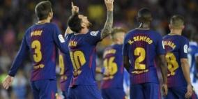 ديربي كتالونيا ينتهي بفوز عريض لبرشلونة