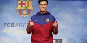كوتينيو يغيب عن برشلونة لمدة 3 اسابيع