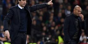 مدرب باريس سان جيرمان يتوعد ريال مدريد 