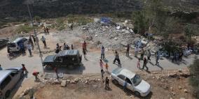 الاحتلال يهدم منزل الشهيد محمد دار يوسف في بلدة كوبر