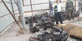 صور: ضبط مشغل لتزوير المحركات في ضواحي القدس