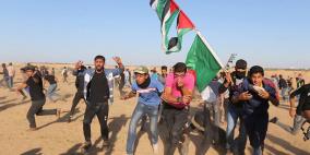 32 اصابة برصاص الاحتلال على حدود قطاع غزة