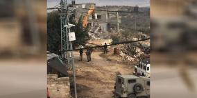 الاحتلال يهدم منزلا جنوب غرب جنين