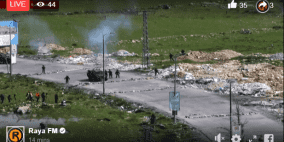 فيديو: 14 اصابة في مواجهات مع الاحتلال قرب حاجز "بيت إيل"