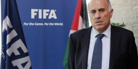 الرجوب: الأولمبي المصري يواجه فلسطين وديا يوم 16 حزيران المقبل  