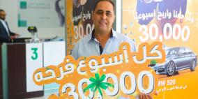 مدخر في قلقيلية يفوز بجائزة ال 30,000 دولار الأسبوعية من بنك القاهرة عمان 