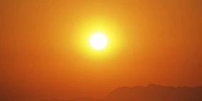 حالة الطقس: درجات الحرارة أعلى من معدلها السنوي بحدود 5 درجات