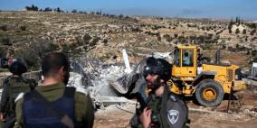 الاحتلال يخطر بهدم منزل ومتنزه قيد الإنشاء شمال نابلس 