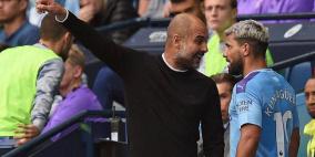 غوارديولا يعلق على "شجاره" مع أغويرو