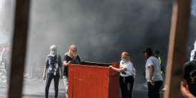 إصابات خلال مواجهات على المدخل الشمالي للبيرة