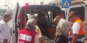 القدس: اصابة 10 مواطنين بحادث سير