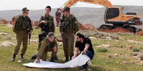 الاحتلال يخطر بالاستيلاء على نحو 500 دونم من أراضي بلدة حزما