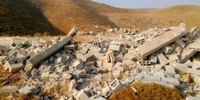 الاحتلال يهدم منزلا في طوباس