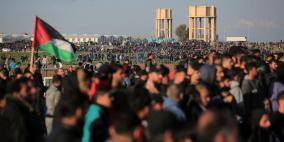  تأجيل مسيرات العودة جراء استمرار العدوان على غزة