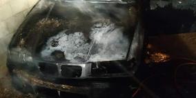 مستوطنون يحرقون عدة مركبات في نابلس 