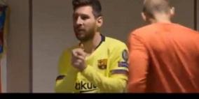 في قلب "كارثة أنفيلد".. نص كلمات ميسي لزملائه بين الشوطين