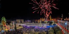 حفل  اضاءة شجرة الميلاد في بيت لحم