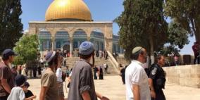 45 مستوطنا يقتحمون الأقصى