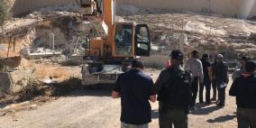 الاحتلال يهدم منزلين في جبل المكبر 