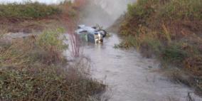 العثور على جثة علي إغبارية بسيارة جرفتها السيول