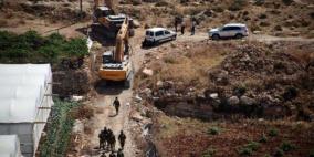 الاحتلال يخطر بهدم "بركس" زراعي جنوب بيت لحم