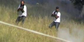 مستوطن يطلق الرصاص بجانب حاجز أقامه متطوعون شرق بيت لحم