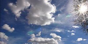 حالة الطقس: أجواء معتدلة والحرارة أعلى من معدلها العام بقليل