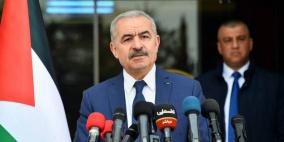 اشتية: نطالب العشائر بالتدخل وتبني ميثاق شرف يمنع الأعراس 