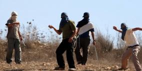 مستوطنون يهاجمون مركبات المواطنين على طريق جنين نابلس