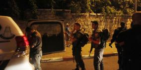 إصابة شاب واعتقال 19 مواطنا من الضفة 
