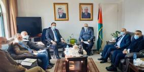 رئيس وأعضاء مجلس إدارة اتحاد المطورين العقاريين يلتقون رئيس سلطة الاراضي