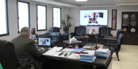 غنيم يتفق مع وزير الموارد المائية العراقي على التوقيع على مذكرة تفاهم بين البلدين