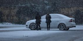 رام الله تستقبل الثلوج لأول مرة منذ 6 سنوات