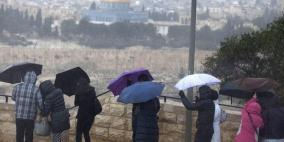 الطقس: كتلة هوائية باردة تضرب فلسطين وأمطار متفرقة