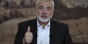هنية: الضفة تشهد بوادر انتفاضة ونهوضًا للمقاومة من جديد