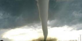 فيديو مخيف لظاهرة جوية نادرة في السعودية والارصاد توضح