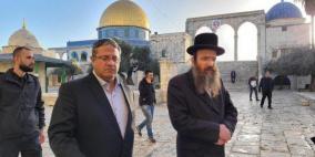 الأردن يستدعي سفير إسرائيل لتوبيخه بعد تسلل بن غفير للأقصى