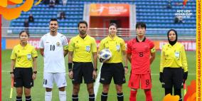 الفلسطينية هبة سعدية تشارك بتحكيم مباراة في كأس آسيا للشباب