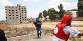 نقابة الصحفيين تدين استهداف الطواقم الصحفية خلال اقتحام جنين 