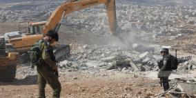 الاحتلال يهدم ناديا للفروسية في قرية قلنديا شمال القدس المحتلة