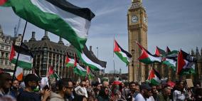 توقعات بمشاركة مئات الآلاف بمظاهرة مؤيدة لفلسطين في لندن اليوم
